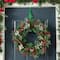 Glitzhome® 14" Christmas Metal Tree & Reindeer Wreath Hanger Set